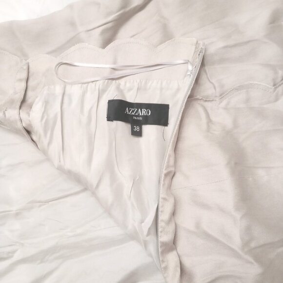 Azzaro bustier pearl grey stunning rare dress from Paris - Picture 3 of 9